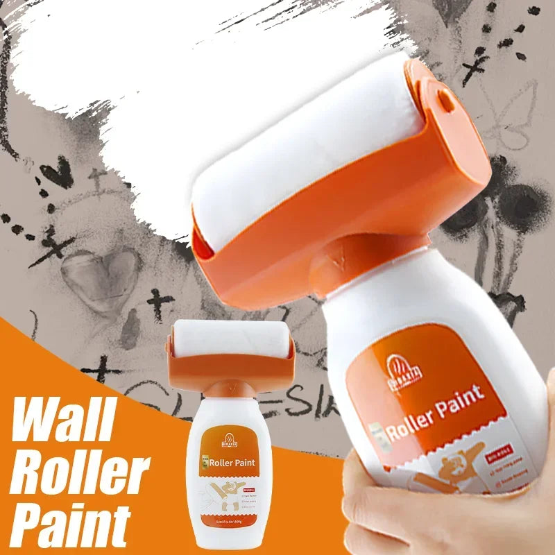 White Latex Paint with Roller