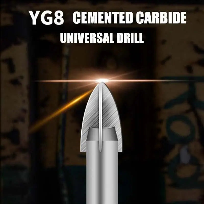 Multifunctional Cross Alloy Drill Bit Tip for Woodwork