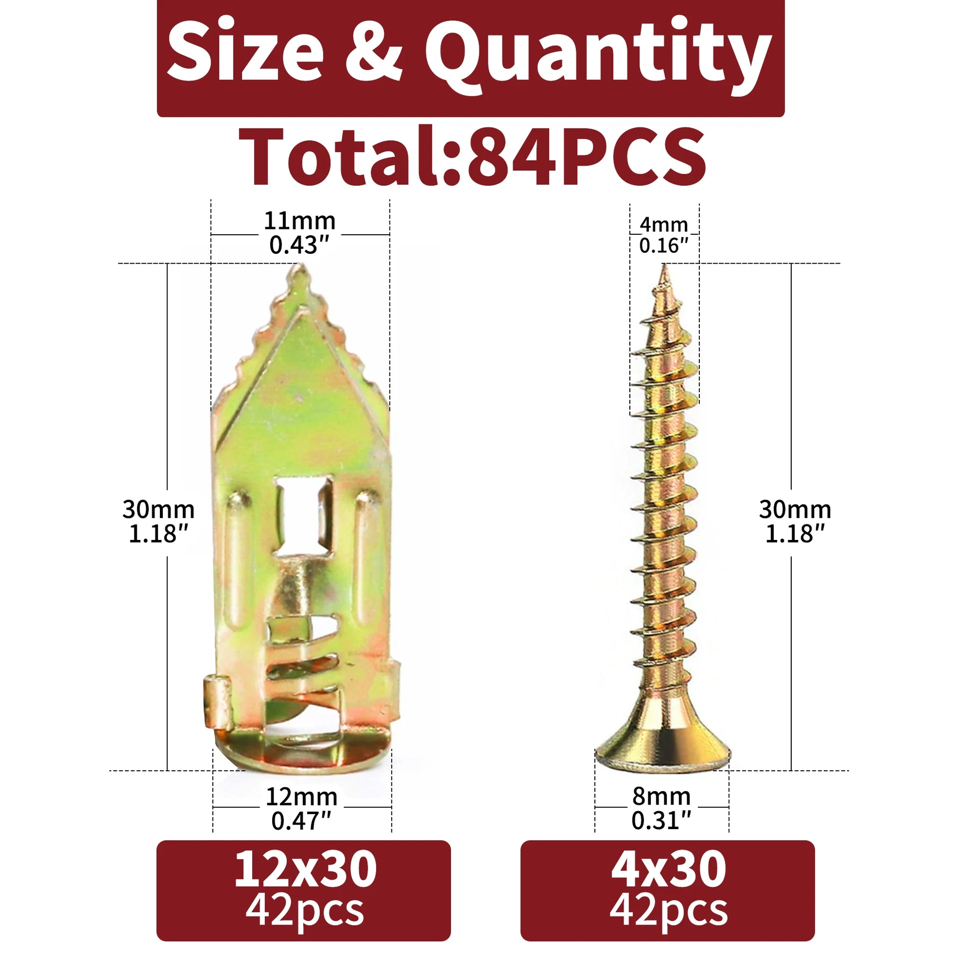 Multipurpose Self-Drilling Anchor and Screw Assortment Kit